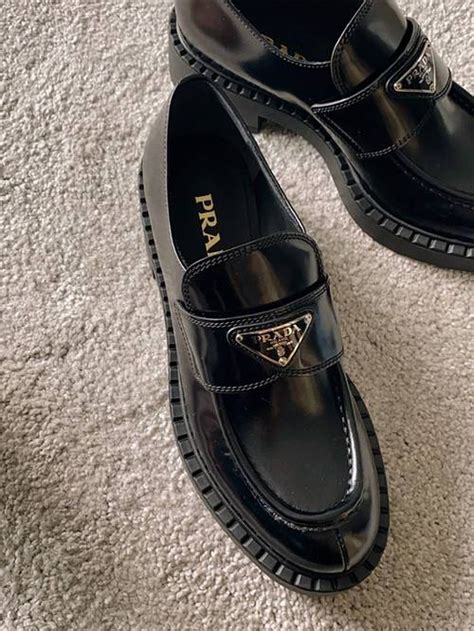 prada loafers women used